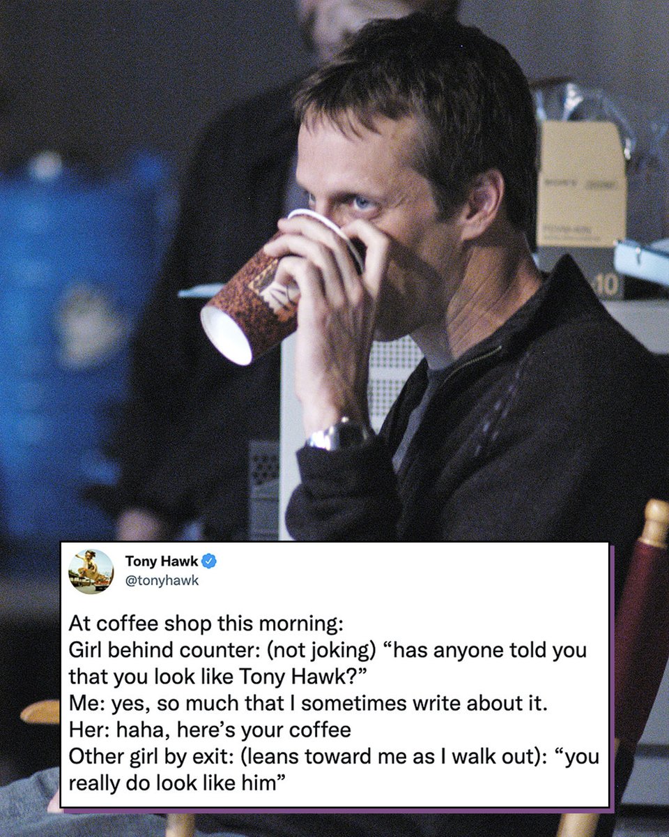 enews's tweet photo. Tony Hawk constantly being confused for Tony Hawk. That's it, that's our favorite internet trend of the year. (📷: Getty Images) https://t.co/kH5CDnYZHp