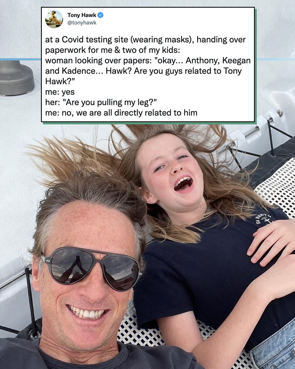 enews's tweet photo. Tony Hawk constantly being confused for Tony Hawk. That's it, that's our favorite internet trend of the year. (📷: Getty Images) https://t.co/kH5CDnYZHp