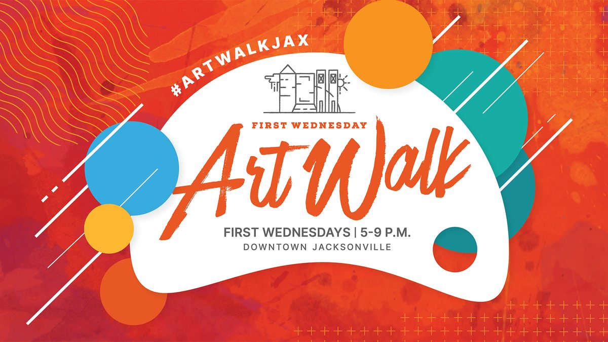 DTJax's tweet image. We are one week away from the next #ArtWalkJax!

Join us on Jan. 5th from 5-9 p.m., rain or shine in #DTJax! 🎨  The best way to explore #ArtWalkJax is by walking to all 3 of the Art Hubs &amp;amp; stopping into participating businesses along the way.

Learn more: dtjax.com/artwalk