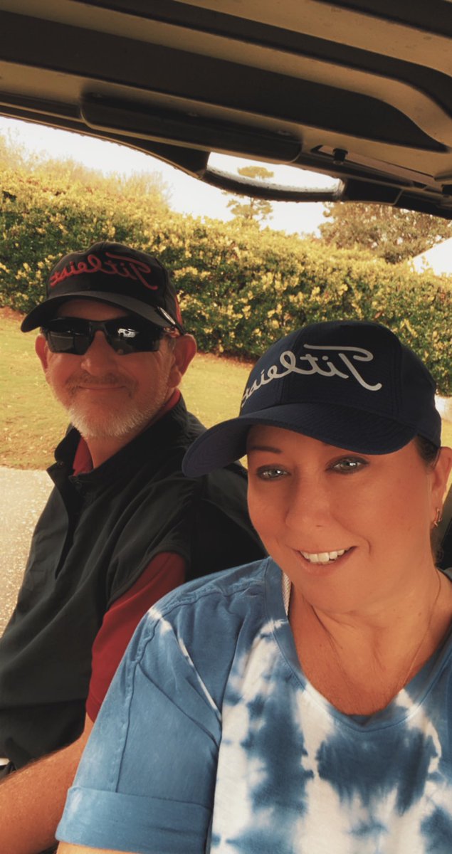 Happy birthday to this guy!  We’re spending the morning doing what he loves.  I better get to use to watching him play in the rain…. I feel a lot of it in my future! We’re chasing our dreams and the little white ball! #happybirthdaybabe #51 <a href="/Titleist/">Titleist</a>