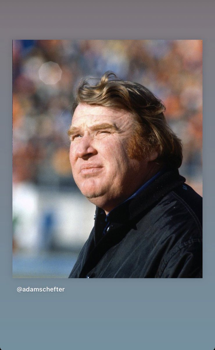 Geophre's tweet photo. Rest Ez GOAT 🐐 #RIPJohnMadden https://t.co/EFVrieot2c
