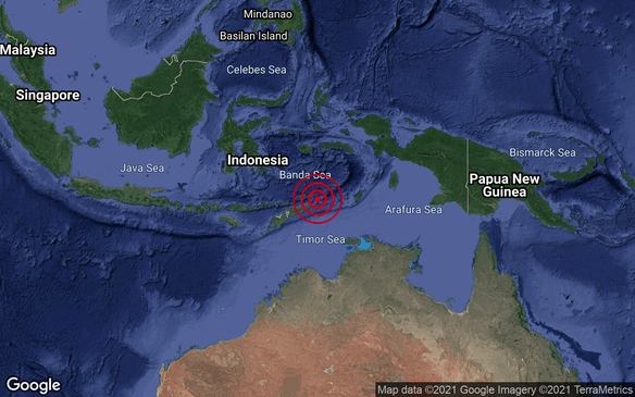 metmalaysia's tweet photo. Gempa bumi kuat berlaku di Laut Banda pada jam 2:25 pagi, 30 Disember 2021
Koordinat : 7.8° Selatan dan 127.7° Timur
Magnitud : 7.1
Jarak : 464km Selatan dari Ambon,Indonesia
Kedalaman : 182 km
Tiada ancaman tsunami kepada Malaysia.MET
#gempabumiMETMalaysia
#mygempa.met.gov.my https://t.co/z7t67PzsGW