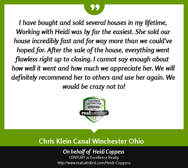 CoppessHeidi's tweet photo. You know what makes me happy? A happy client. https://t.co/ncEvBguAol via @realsatisfied https://t.co/csnHGDeXjC