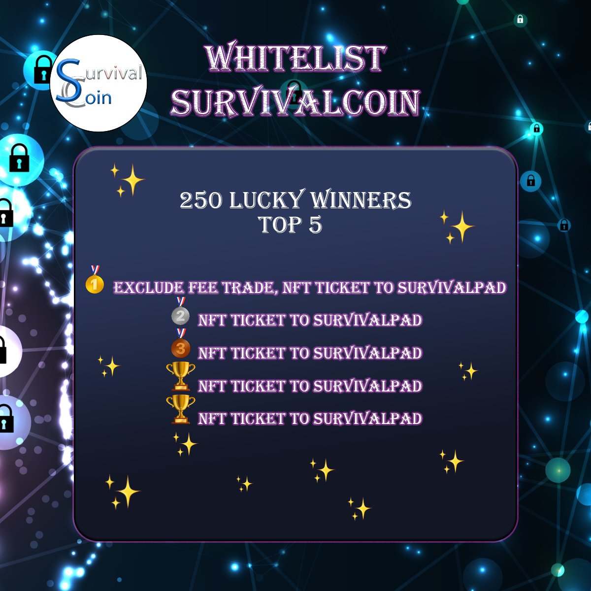 SurvivalCoin's tweet image. Relaunch Whitelist SurvivalCoin! 

Whitelist to 250 Winners

Participate from Below Link👇

🔗Link: sweepwidget.com/view/44035-zcr…