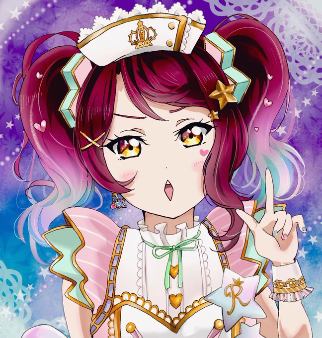 #年の瀬に渾身のイラスト晒すのでフォローしてください

いつもより顔大きめに描いたナース梨子ちゃん!!今は亡き前のPCで描いたやつだ…懐かしい☺️ 