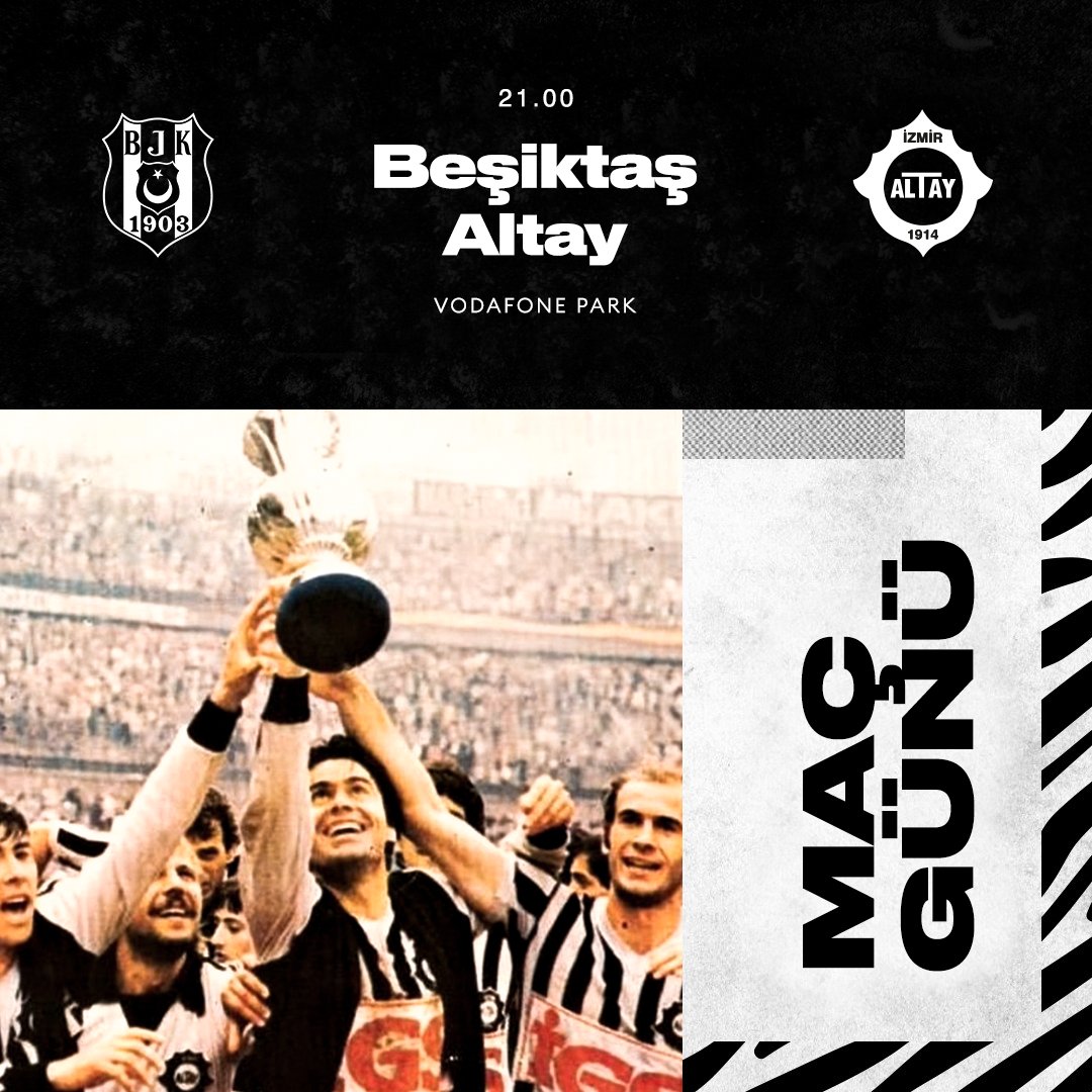 Altay'ın Beşiktaş Maçına Özel Hazırladığı Maç Görseli