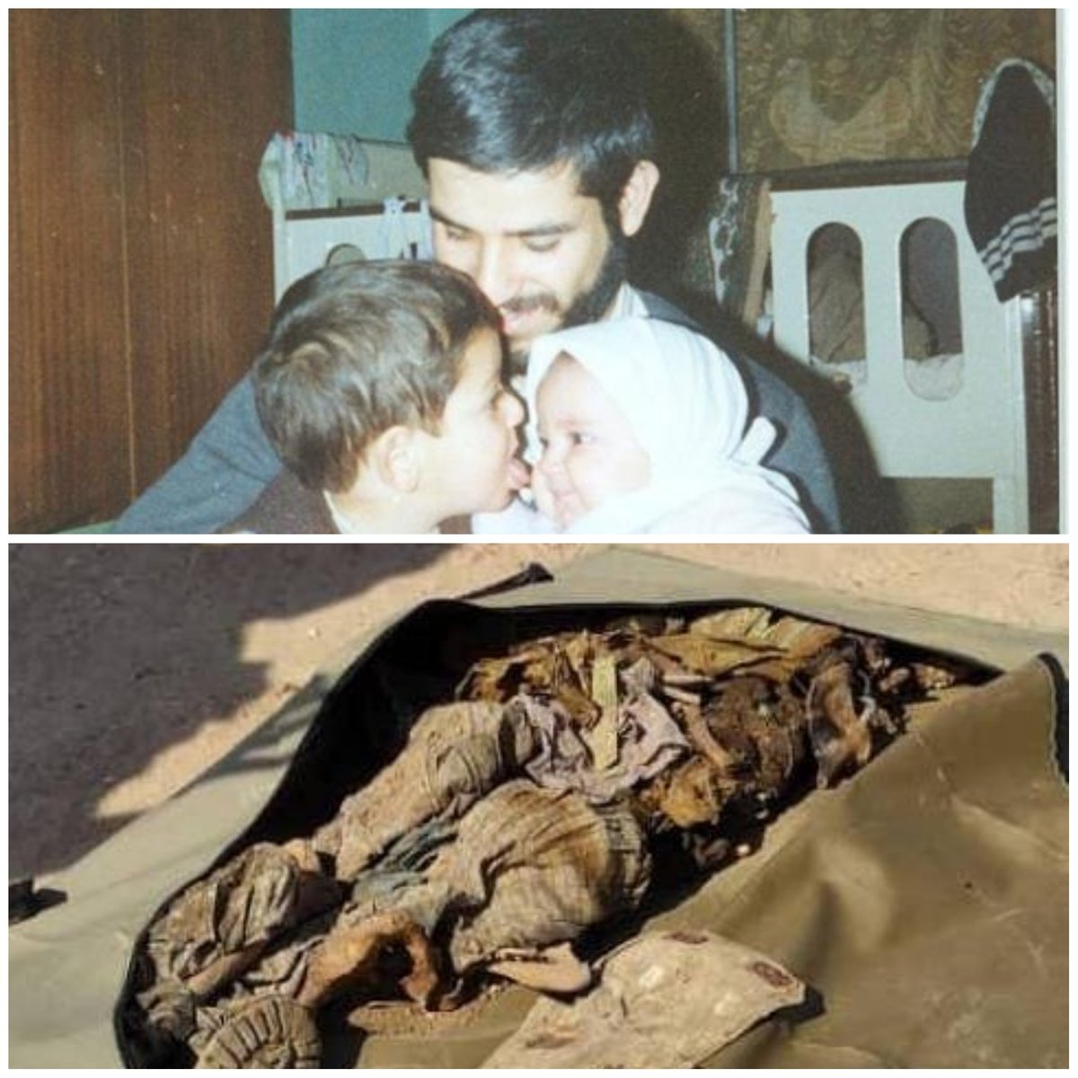 Javad_Taajik's tweet photo. سیدمرتضی رضاقدیری، بی‌‌سیم‌چی #گردان_کمیل پس از ۳۹سال برگشت. همو که لحظات آخر مقاومت در کانال فکه، در جواب التماس‌های حاج همت برای حرف زدن، پشت بی‌سیم گفته بود:
بعثیا وارد کانال شدن
دارن به‌ بچه‌ها تیرخلاص میزنن
سلام مارو به امام برسون
بگو حسین‌وار جنگیدیم و حسین‌وار شهید شدیم... https://t.co/wX4AjaBhe5