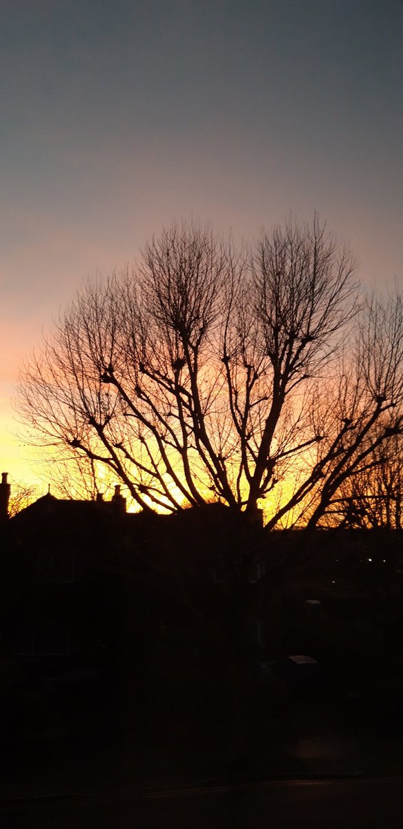 Sun going down over Shepherd's Cot.