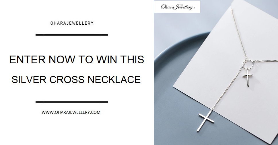 #competition 😍
Win a Silver cross necklace!

Simply
#retweet
#follow
#tag a friend
Ends 31/01/22 🥳

Shop > oharajewellery.com/shop 😊

#giveaway #win #freebie #winitwednesday #rttowin #prize #CompetitionTime #winmetawin #Giveaway #Giveaways #PrizePicks