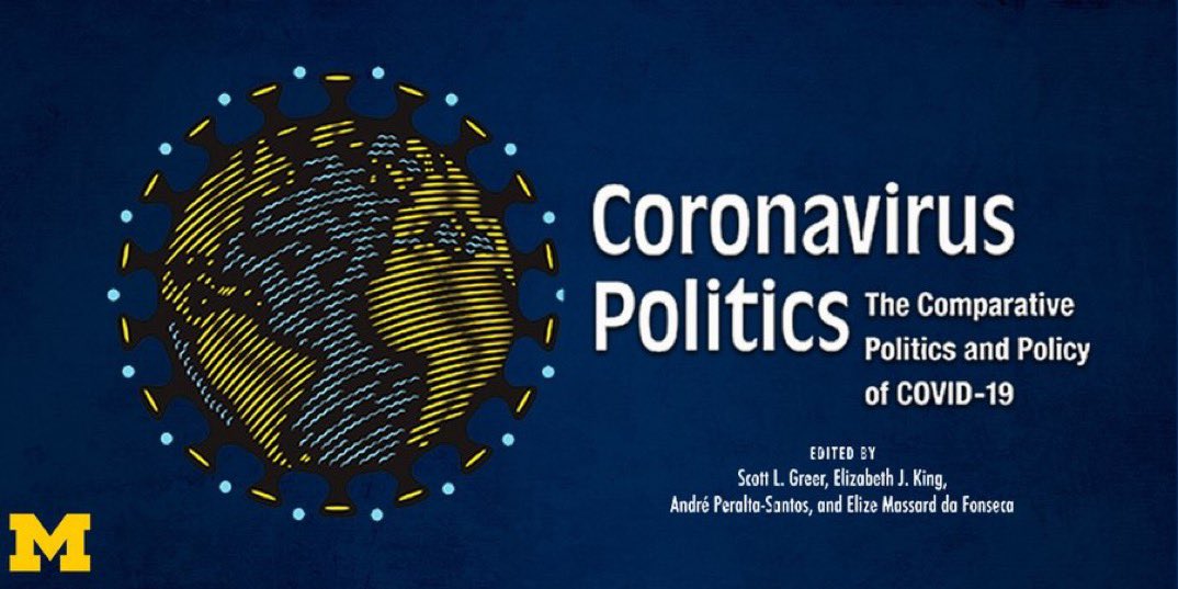 Coronavirus Politics—most discussed monograph of 2021 @altmetric! Congrats @scottlgreer @andre_peralta @Emassard @ejking In our piece “Playing Politics: The @WHO’s Response to COVID-19” @mplngr @Renu_Singh_ We argue WHO’s political & science roles are inextricably linked…