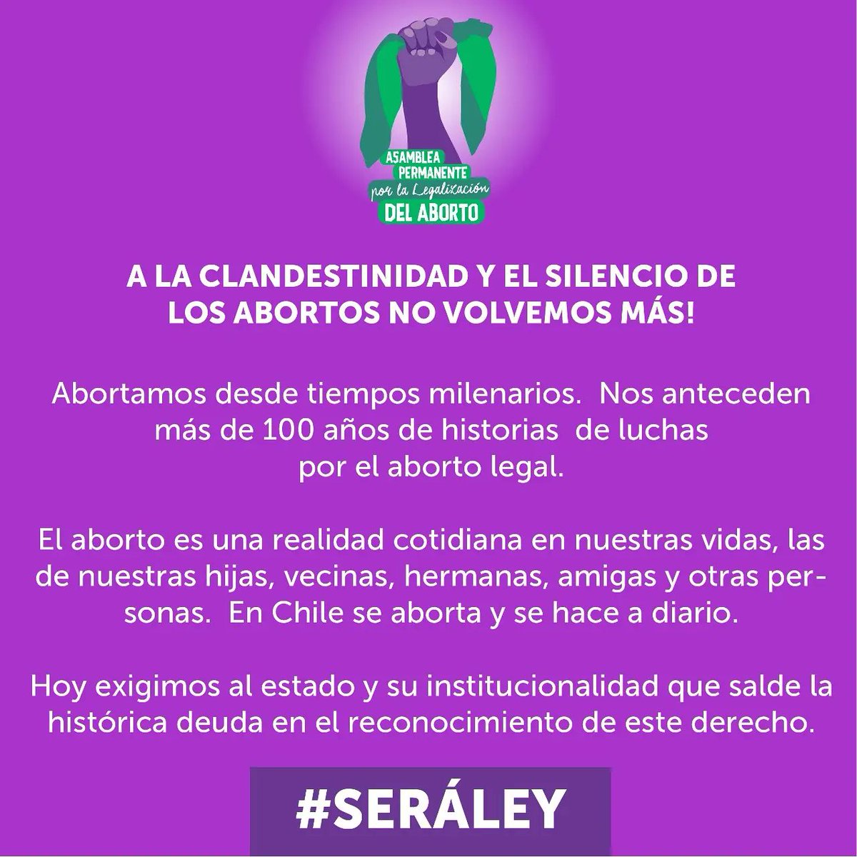 Asamblea Legalización Aborto tweet media