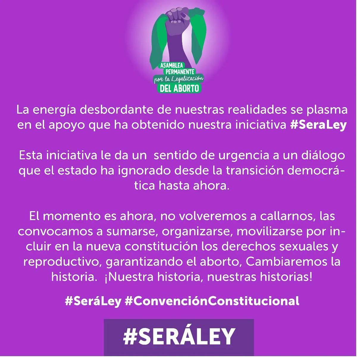 Asamblea Legalización Aborto tweet media