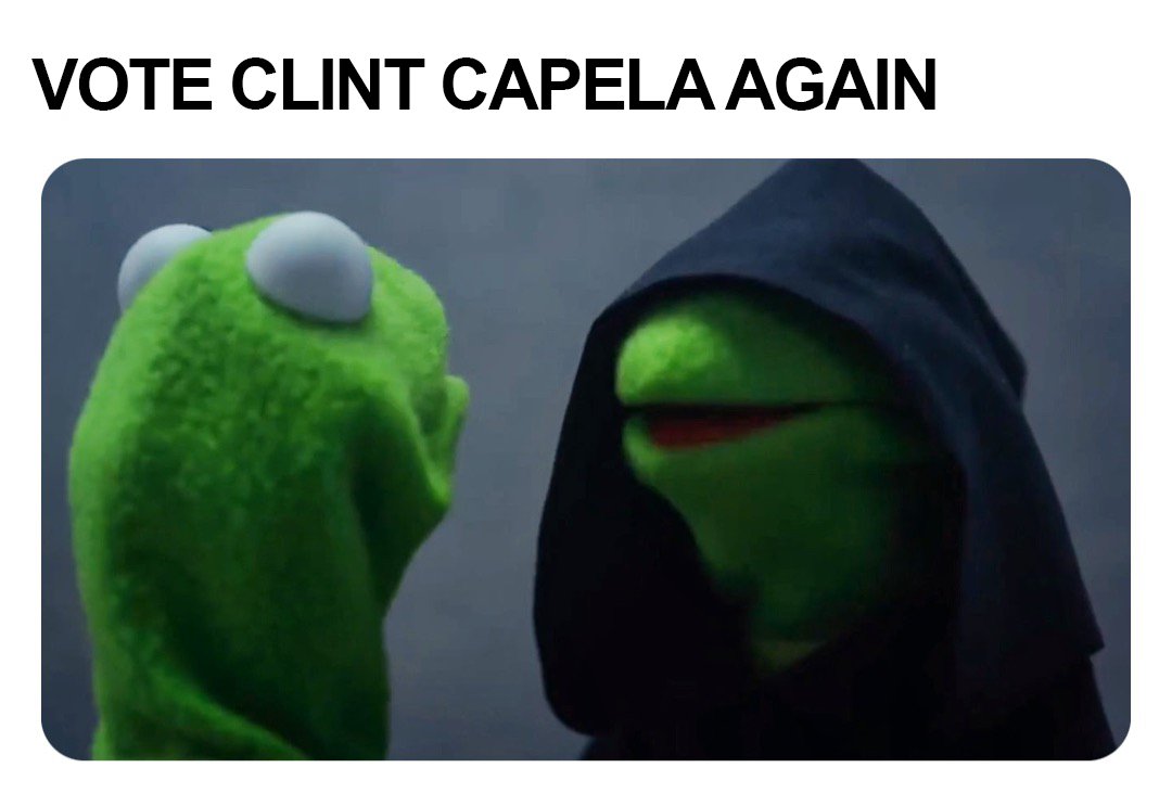 ATLHawks's tweet photo. Listen to him! Vote @CapelaClint for #NBAAllStar...again 😏 

⭐ 1 RT = 1 Vote ⭐ https://t.co/1fh92ZKSqY