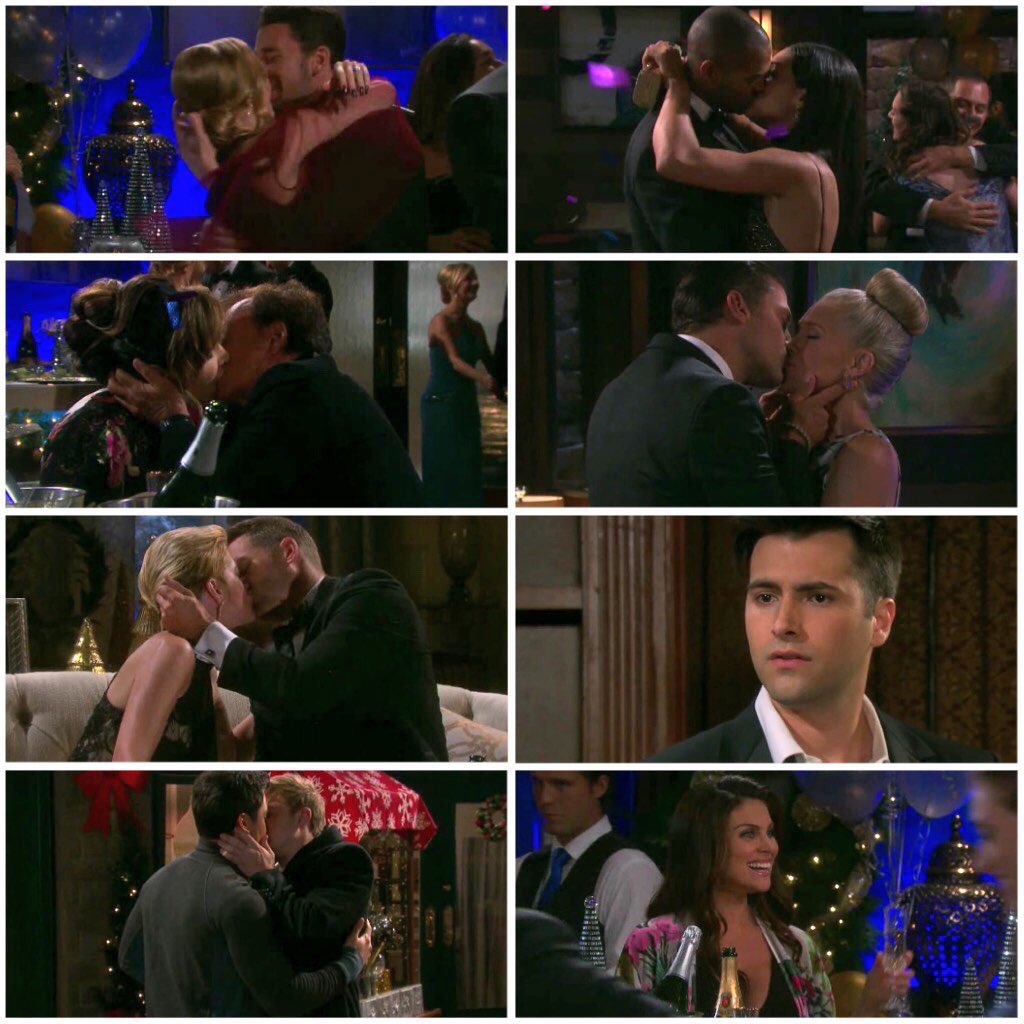 Daysofour_Lives's tweet photo. Also #OnThisDay in 2017, Salem rang in the New Year #Chabby #Geli #Jeneric #Brave #Horita #Days https://t.co/KDPMHSkeOA