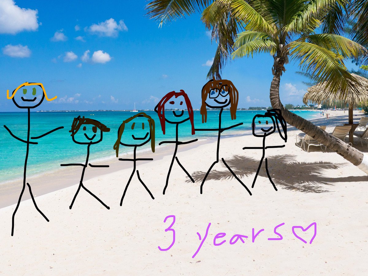 nyukyutie's tweet photo. not to be sappy on main but happy 3 years to the deombitches, i love you guys ❤️ https://t.co/DZWWozCYUV