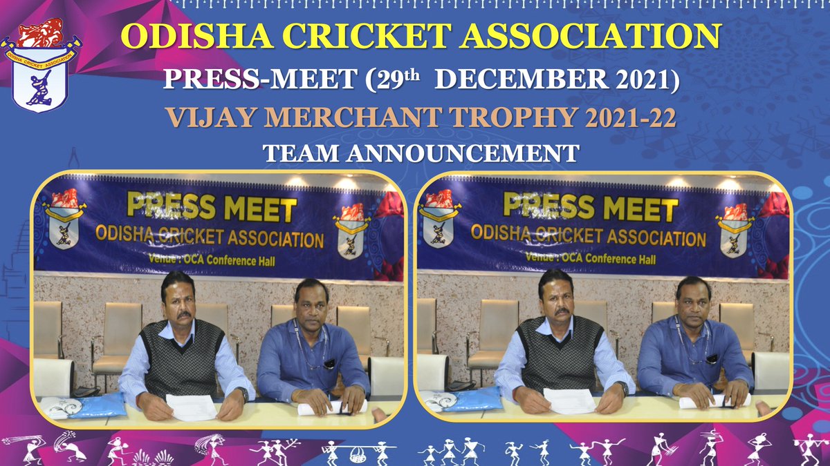cricket_odisha's tweet photo. 20-member Odisha U-16 Boy's Squad for the upcoming VIJAY MERCHANT TROPHY 2021-22 was announced today.  #BCCI #BCCIDomestic #vijaymerchant #odishacricketassociation #ocavision2024 https://t.co/QJKk9phtOE
