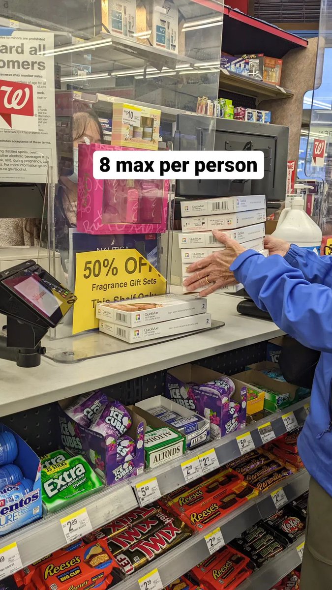 Walgreens Test Restock Wednesday