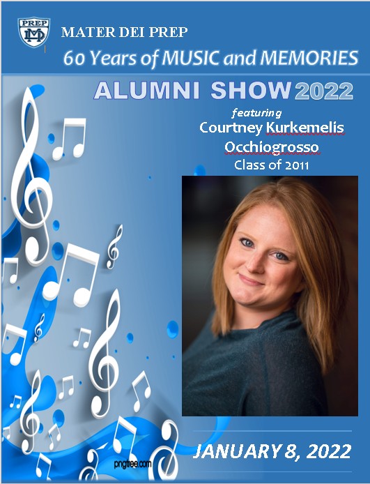 1/8 Alumni Show all-star lineup! Catherine Cahill '13, Connor Closs '21, Griffin Cole '18, Sarah Dolan '21, Steven Durso '17, Rob Hoey '94, Joey Maher '16, Bob Mira '79, Sean Molicki '17, Courtney Kurkemelis Occhiogrosso '11, Chip Roberson '78, Kelly Whitley '09. -more-