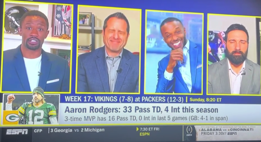 Domonique Foxworth says Aaron Rodgers has a “victim complex,” compares him to Jon Hamm’s dumb 30 Rock character dlvr.it/SGCnD1