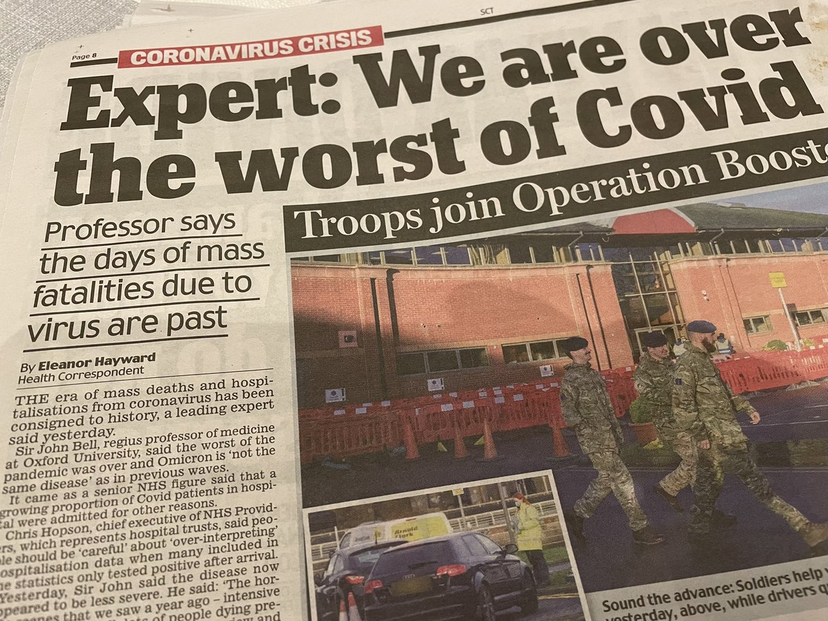 JanAageFjortoft's tweet photo. We need some good news!!!

This is Sir John Bell, professor of medicine at Oxford University 

Ps! Don’t tell the other so called experts. They will be “SO worried” about something tomorrow on some media - platform …

“We are worried that people are not worried” https://t.co/SVLsRU2zNj