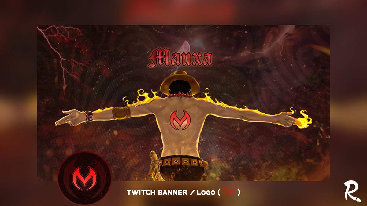 remsarts's tweet photo. Nouveau Logo / bannière Twitch pour @MaykhaxSmi manga Onepiece. 
(Support appreciate ❤️&amp;🔀)

#ONEPIECE  #manga #annime #bannière #logo #graphiste #gfx https://t.co/RI2eWo6u47