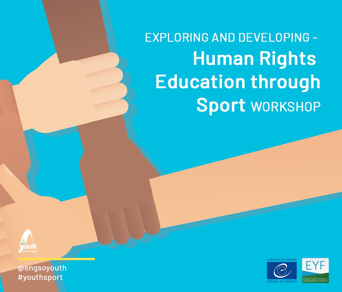 EngsoYouth's tweet photo. We have news 😎

Our new project "Exploring and Developing - Human Rights education through Sport" is coming up in February 2022 (Budapest, Hungary). 
___ 

The aim of project is to introduce Human Rights Education to #youth sport leaders and sport workers.

@coe https://t.co/9YovXrDV8U