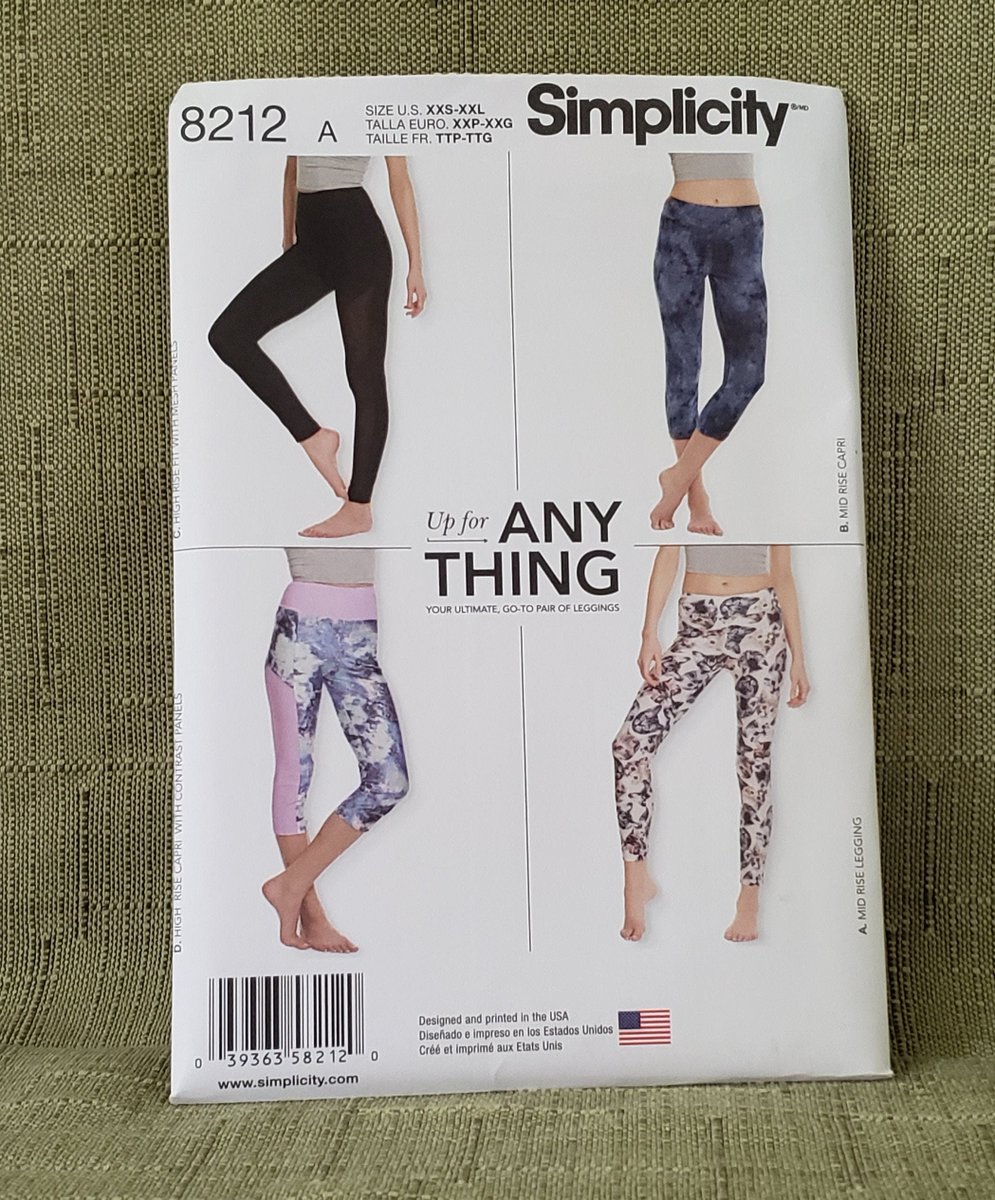 quilts_more's tweet photo. Up For Any Thing Misses Knit Leggings With Length Variations Sewing Pattern Simplicity 8212 Size Extra Extra Small To Extra Extra Large https://t.co/pxFmClYnRl #ImagineQuiltsAndMore #Etsy #ActiveWare https://t.co/W0sRBhPdrq