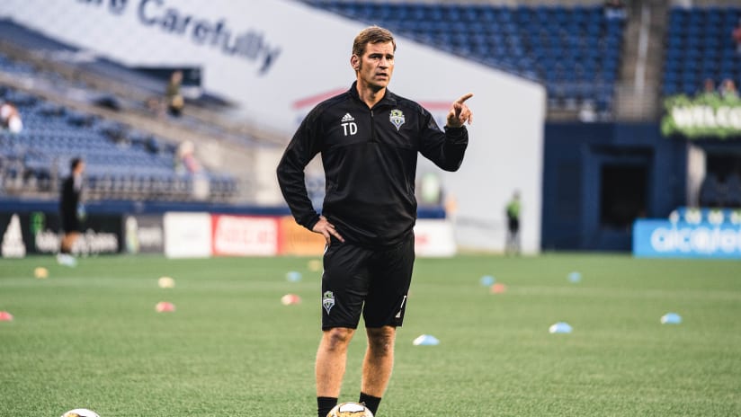 frankmSounders's tweet photo. #OTD 2008 – Sounders get their keeper coach, Tom. Dutra. Thirteen years in – and thousands upon thousands of shots, crosses and exhortations – Dutra, just like Schmetz, has been vital in establishing a thriving culture in the club. Happy anniversary, Tommy. https://t.co/syzPXR9IgT