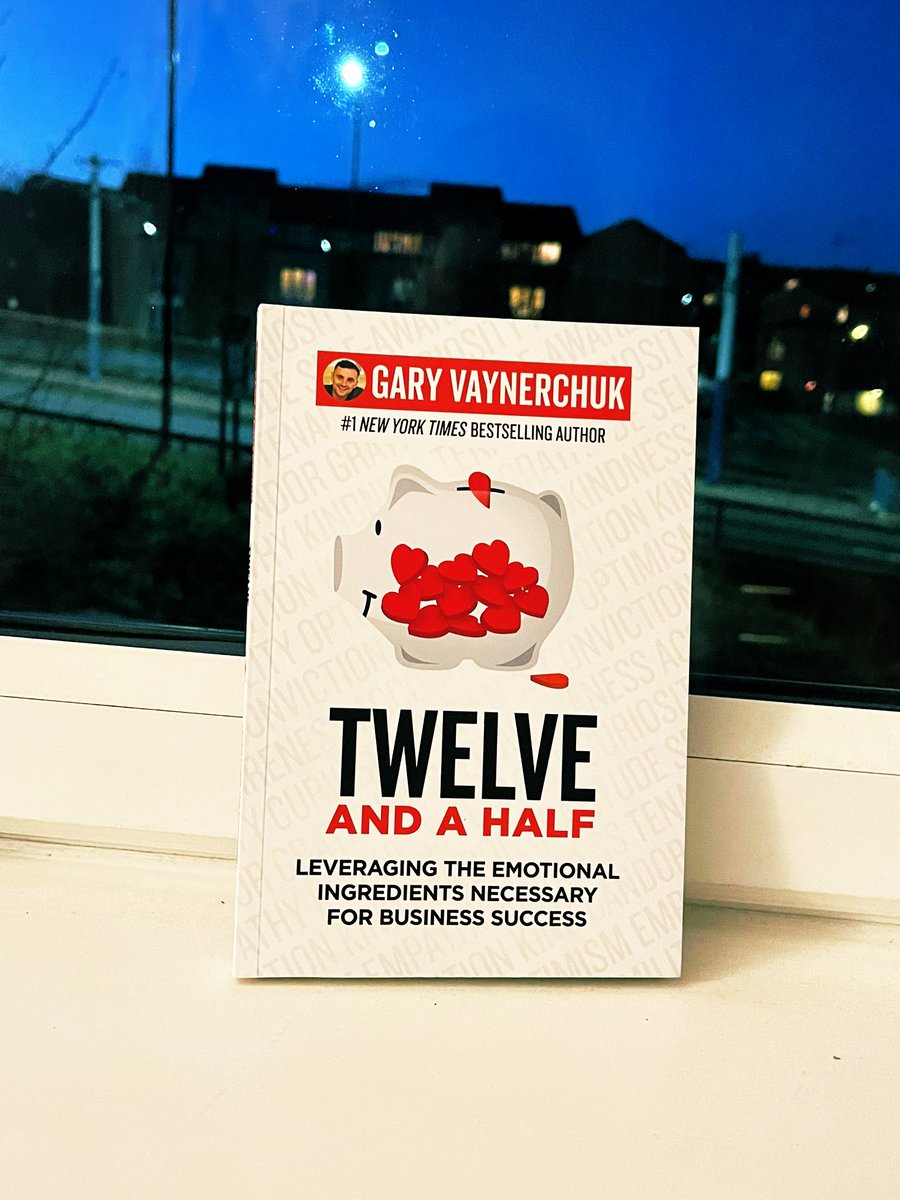 Just Received This Master Piece 🔥🔥<a href="/garyvee/">Gary Vaynerchuk</a> <a href="/12andahalfbook/">Twelve and a Half</a> 
Can wait to start it 😍 

Thank You 💯 @ValFalkowski