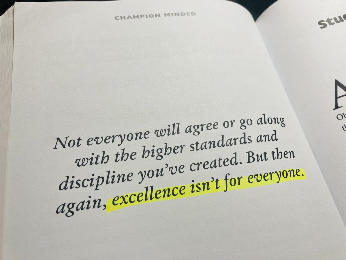 AllistairMcCaw's tweet photo. “Not everyone will agree or go along with the higher standards and discipline you’ve created. But then again, excellence isn’t for everyone.” Pg410 #ChampionMinded🏆 https://t.co/Y369vk3nWw