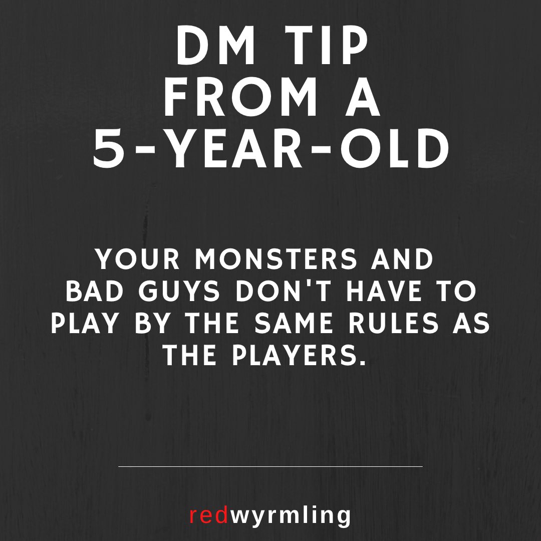 redwyrmofficial's tweet photo. “Daddy, that is what happens when you metagame.”

#dnd #dnd5e #ttrpg #ttrpgkids https://t.co/hJMaHH0Lys