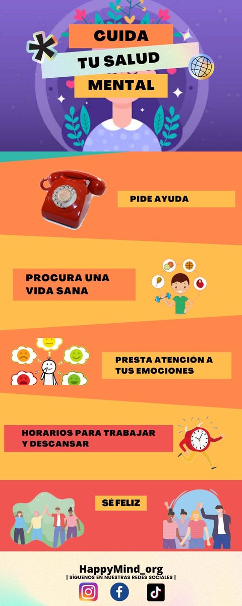 HappyMind_org's tweet photo. Cuídate, Y Hazte de una Mejor Salud Mental🧠❤ https://t.co/Zg20qmbCZe