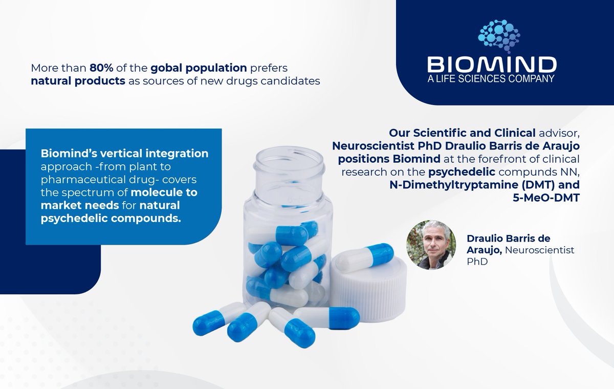 AGORACOM's tweet photo. FEATURE: Biomind Labs $BMND
The pharmaceutical side of #psychedelics
βοΈ Treating #depression #anxiety #AddictiveEating
βοΈ Potent and fast-acting psychedelics
βοΈ Making therapies more inclusive
$CMND $MEDI
#Psychedelic #MDMA #Ketamine #smallcaps
https://t.co/1JBjPKYHfM https://t.co/JP1DYTundS