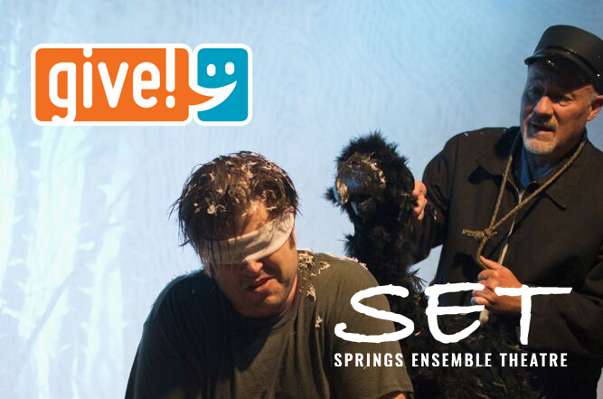 SpringsEnsemble's tweet photo. We continue to look back at previous productions as we seek your support through https://t.co/OuyRskRwrG. AFTERLIFE: A GHOST STORY by Steve Yockey ran from Oct. 12 - 29, 2017, under the direction of Sarah Sheppard Shaver. (Pictured: Max Ferguson and David Corder.) https://t.co/KypLOJ643R