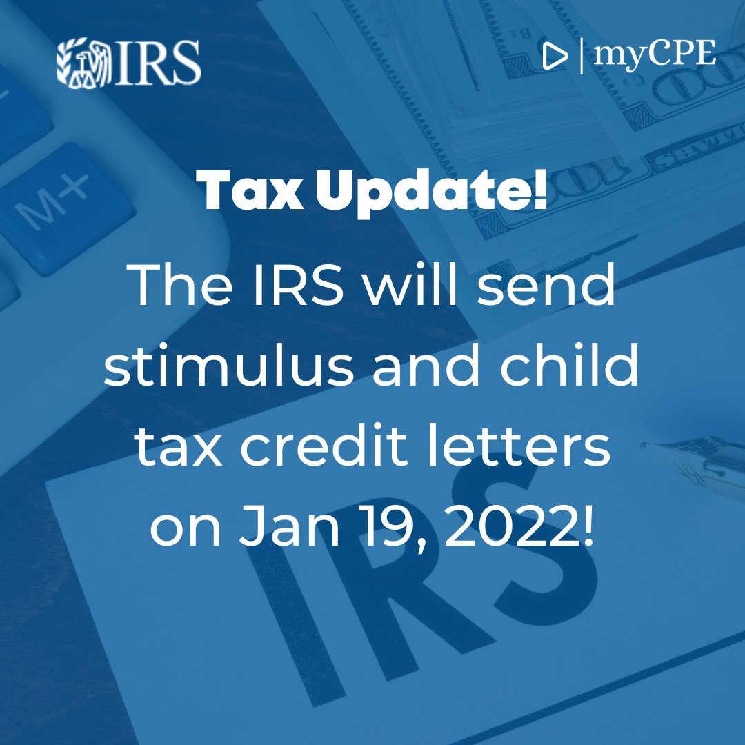 Here's the tax update for you!
.
.
.
#internalrevenueservice #irsupdates #taxprofessionals #taxpreparers #taxcredits #childtaxcredits