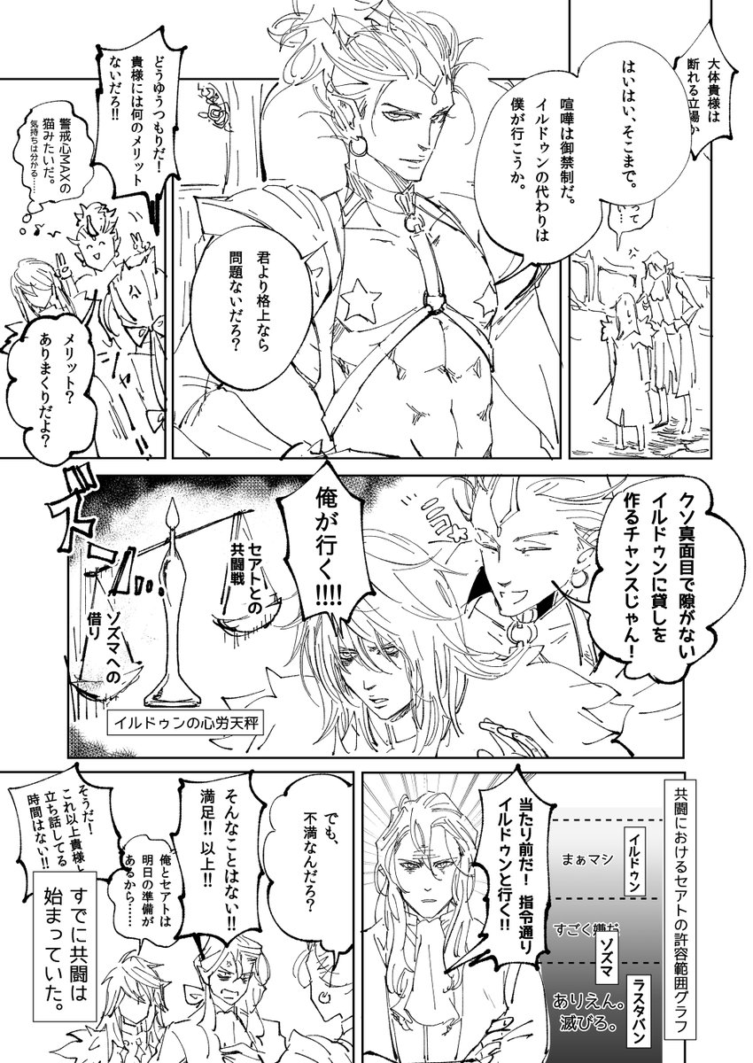 サガフロ漫画 針の城妖魔の共闘できるかな?問題。 