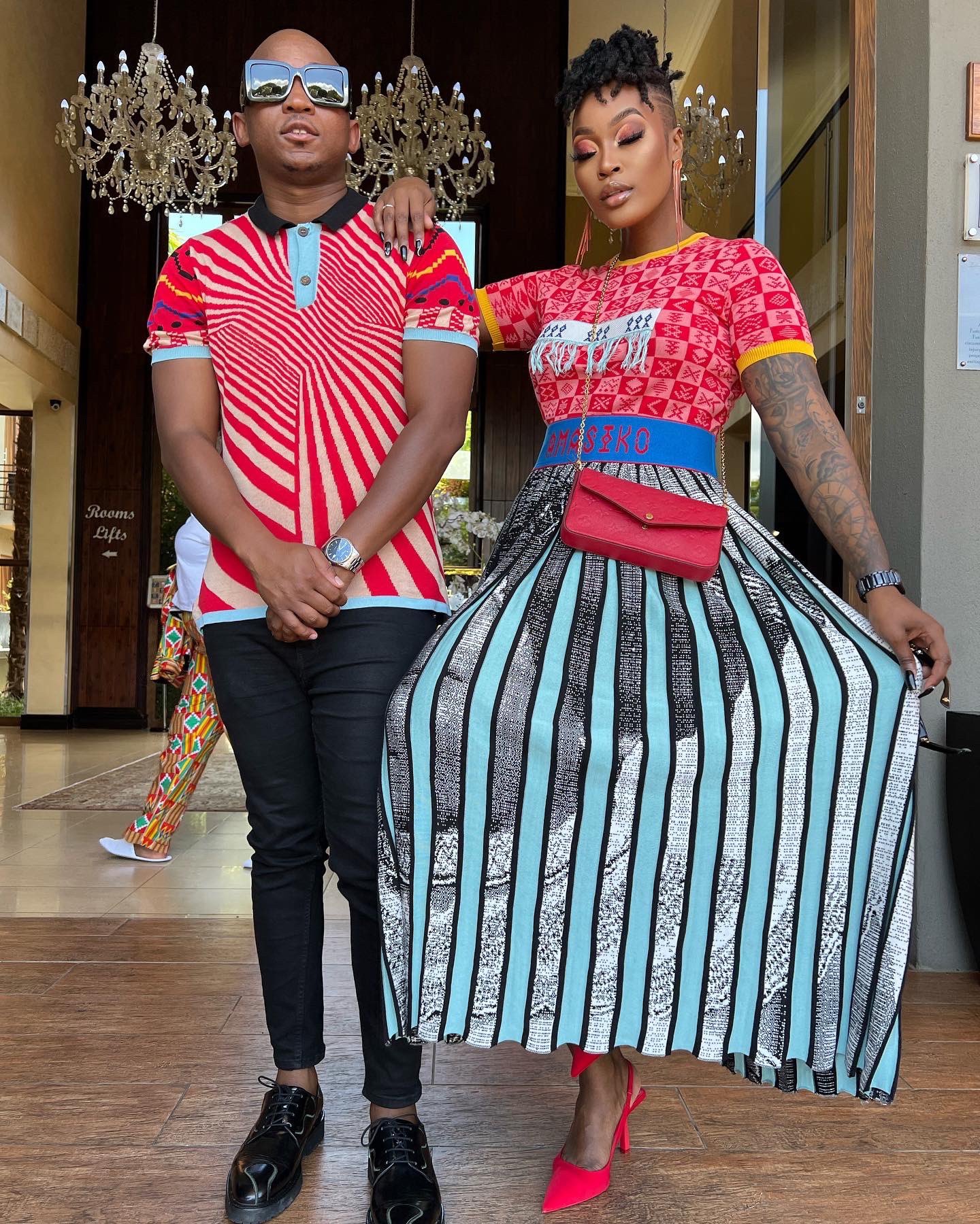 Click Media on X LamiezHolworthy KhuliChana looking amazing on that MaXhosa Africa outfit https t aVOoYcXikA X