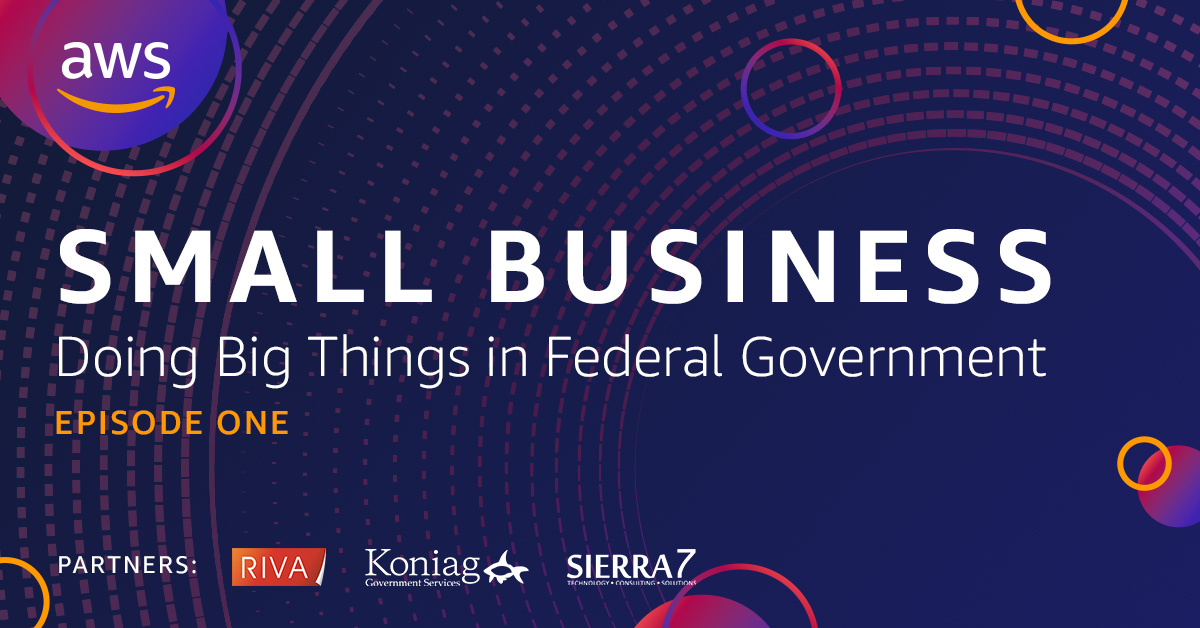 GovExecEvents's tweet photo. Interested in how small businesses can effectively partner with government agencies? 

Tune in to @AWS #SmallBusinessBigThings on 1/25 to find out! Learn more: https://t.co/2SwfwhD5Nz https://t.co/HZYPSuTbg2