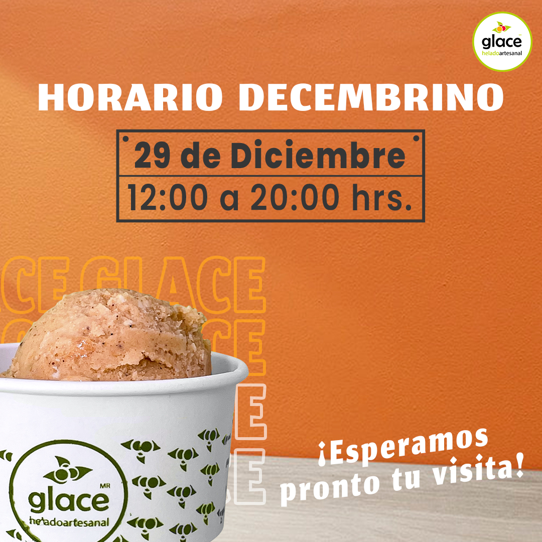 En el siguiente horario podrás disfrutar de tu #GlaceFavorito el día de hoy 😍🍦

Esperamos tu visita: Av. Coyoacán 360-Local A, código 2, Del Valle Norte 👉 bit.ly/3aoXK05
