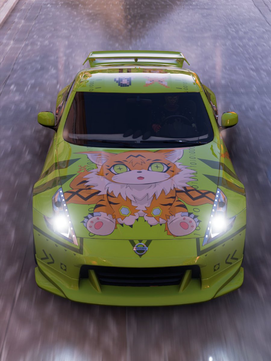 ll_MD_ll's tweet photo. デジモンアドベンチャー tri 
Digimon Adventure tri
メイクーモン 
Nissan Fairlady Z
 #Digimon #ForzaHorizon5 https://t.co/7C4krqGcfE