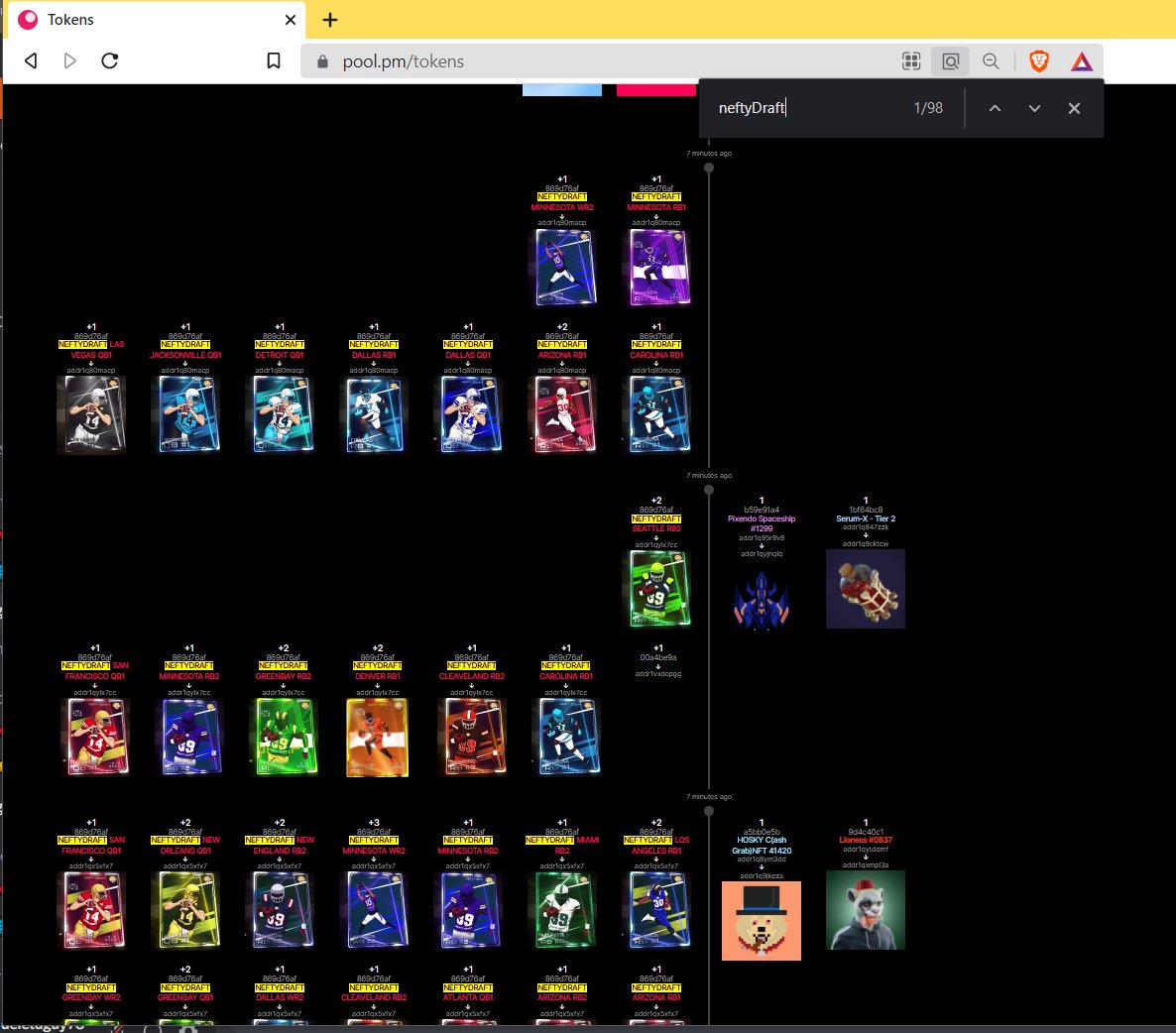 NeftyDraft's tweet image. Here we go NeftyDraft Minting started. PoolPM is full NeftyDraft cards!!!
#CNFT #NEFTYDRAFT #CARDANO #ADA #CNFTFOOTBALL