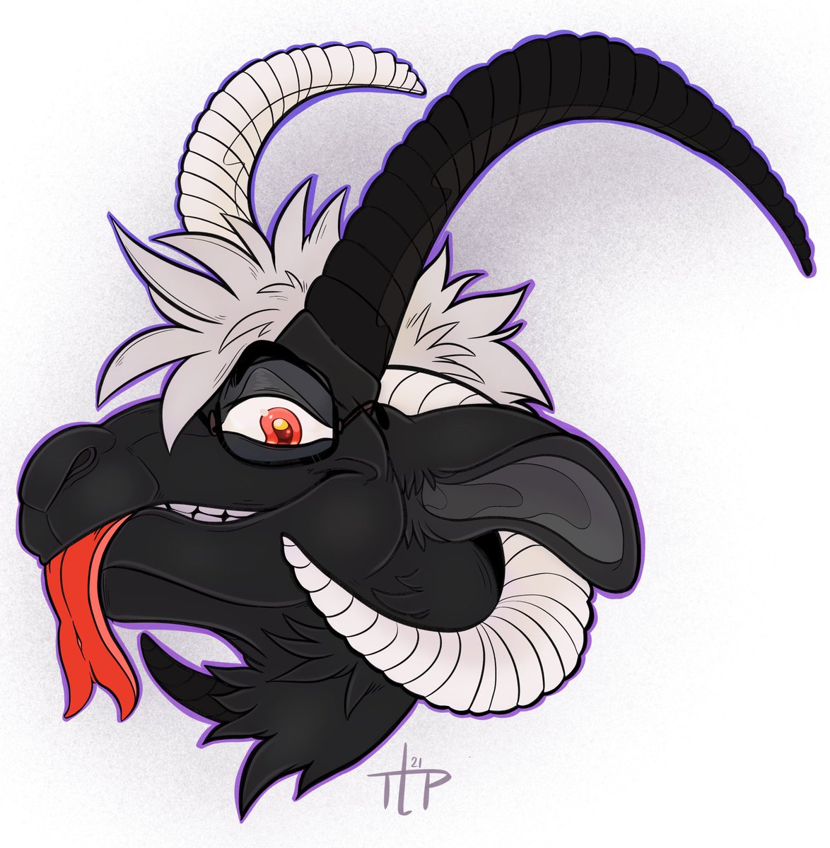 KuroNoUsag1's tweet photo. HERE IT IS
OMG IT IS SO BEAUTIFUL
So here's Rey's official head design! Done by the absolutely talented @TheLonelyPariah!!!!
#fursona #furry #hellgoat #sona https://t.co/WkThwBLewL