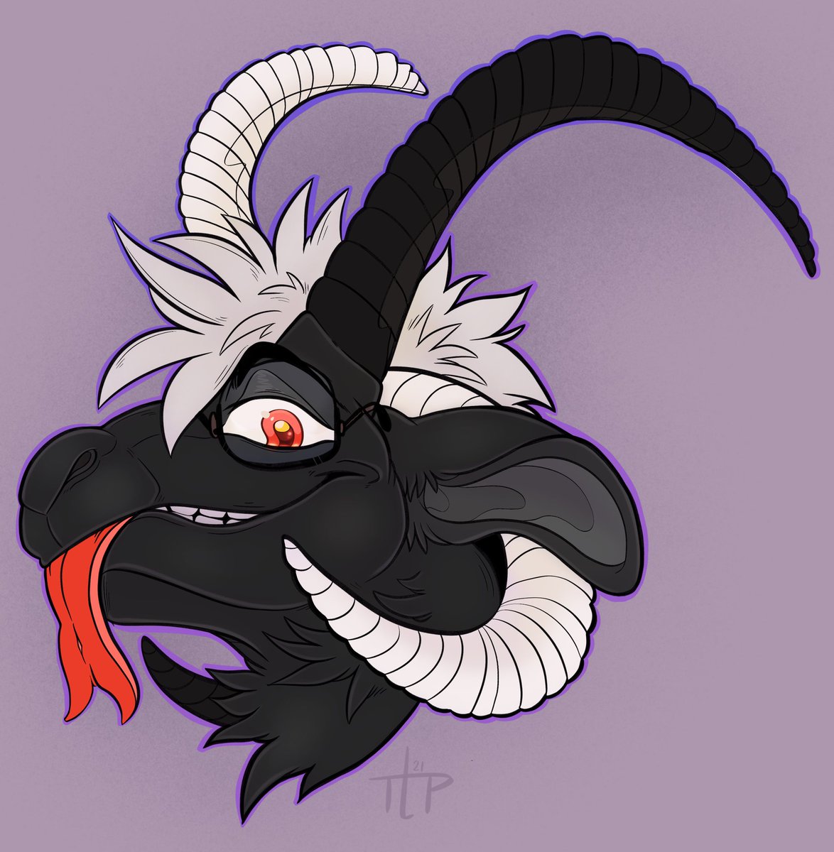 KuroNoUsag1's tweet photo. HERE IT IS
OMG IT IS SO BEAUTIFUL
So here's Rey's official head design! Done by the absolutely talented @TheLonelyPariah!!!!
#fursona #furry #hellgoat #sona https://t.co/WkThwBLewL