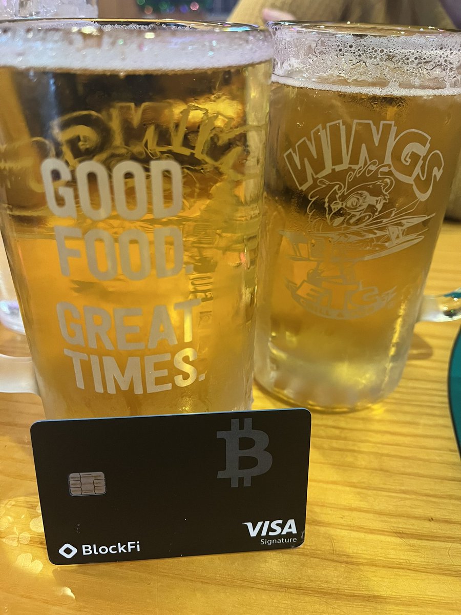 ThePomKing's tweet photo. When I’m using my #BlockFiCard every hour feels like happy hour #BlockFiGotThis https://t.co/YPG8RlufZ5