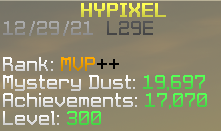 YakuYakubo's tweet image. Hypixel Level 300