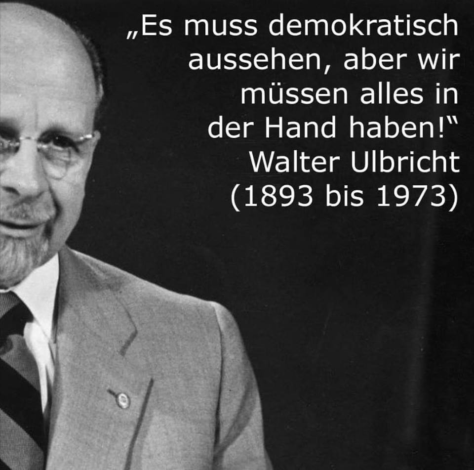JohannesNormann's tweet photo. Die "Demokratie" im "Neuen Deutschland", wird der in der sogen. "Deutschen Demokratischen Republik", immer ähnlicher. https://t.co/M2GvRh6Ozu
