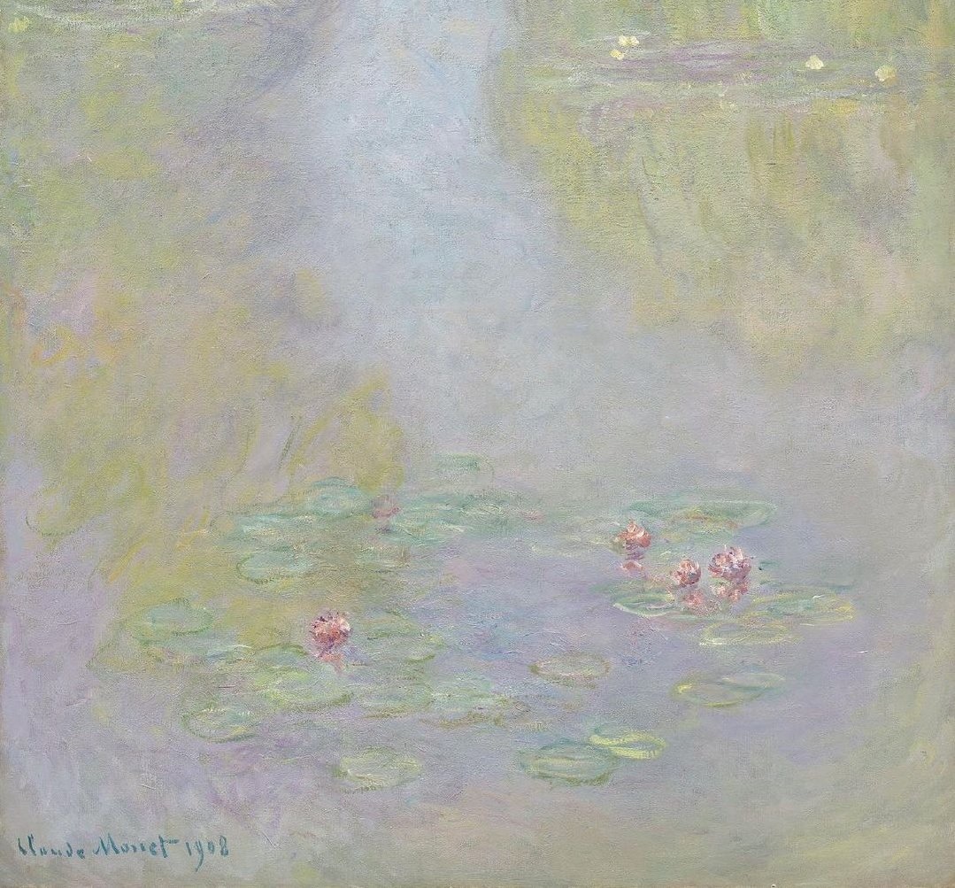 allontanarsio's tweet photo. Water lilies by Claude Monet https://t.co/3jJGInBfEO