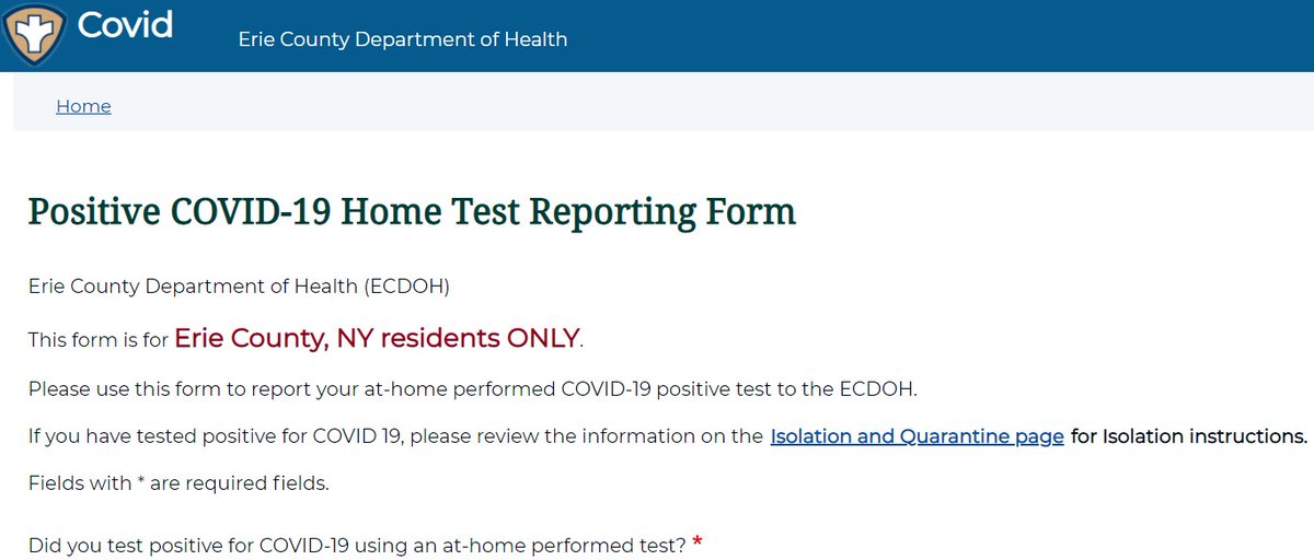 markpoloncarz's tweet photo. If you tested positive for COVID-19 using an at-home rapid test, we ask all to report your positive test result to @ECDOH using the below form. It is important we have an accurate view of COVID in our region, and reporting these results helps us to do it.

https://t.co/RQsjFlKUQd https://t.co/oBNRGSwAJn