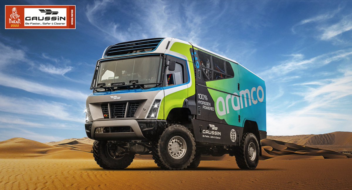 dakar's tweet photo. .@GaussinGroup becomes official partner of the #Dakar2022 for clean technologies 🔋
In addition to its presence with its H2 Racing Truck®, GAUSSIN becomes a partner of the Dakar, providing clean solutions in terms of vehicle motorization and energy transformation of the Dakar. https://t.co/LUmckrQmtb