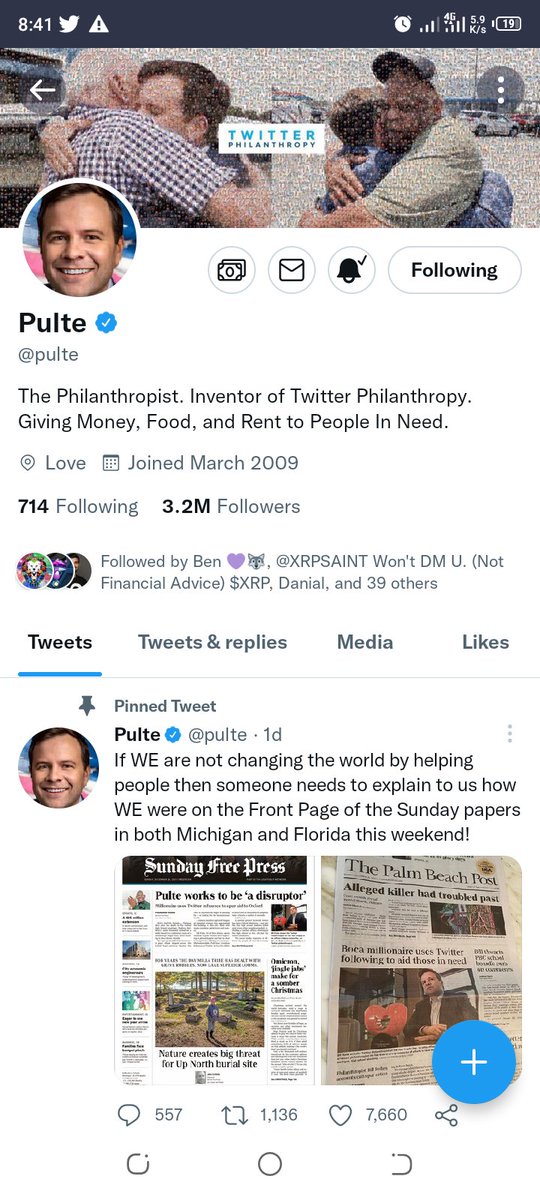 Robinso02106669's tweet photo. @pulte You are awesome https://t.co/uZUaN7WlAN